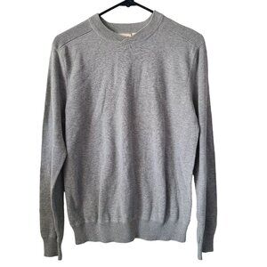 Express Y2K US Men's Size S Precision Fit 100% Cotton Gray Crewneck Sweater